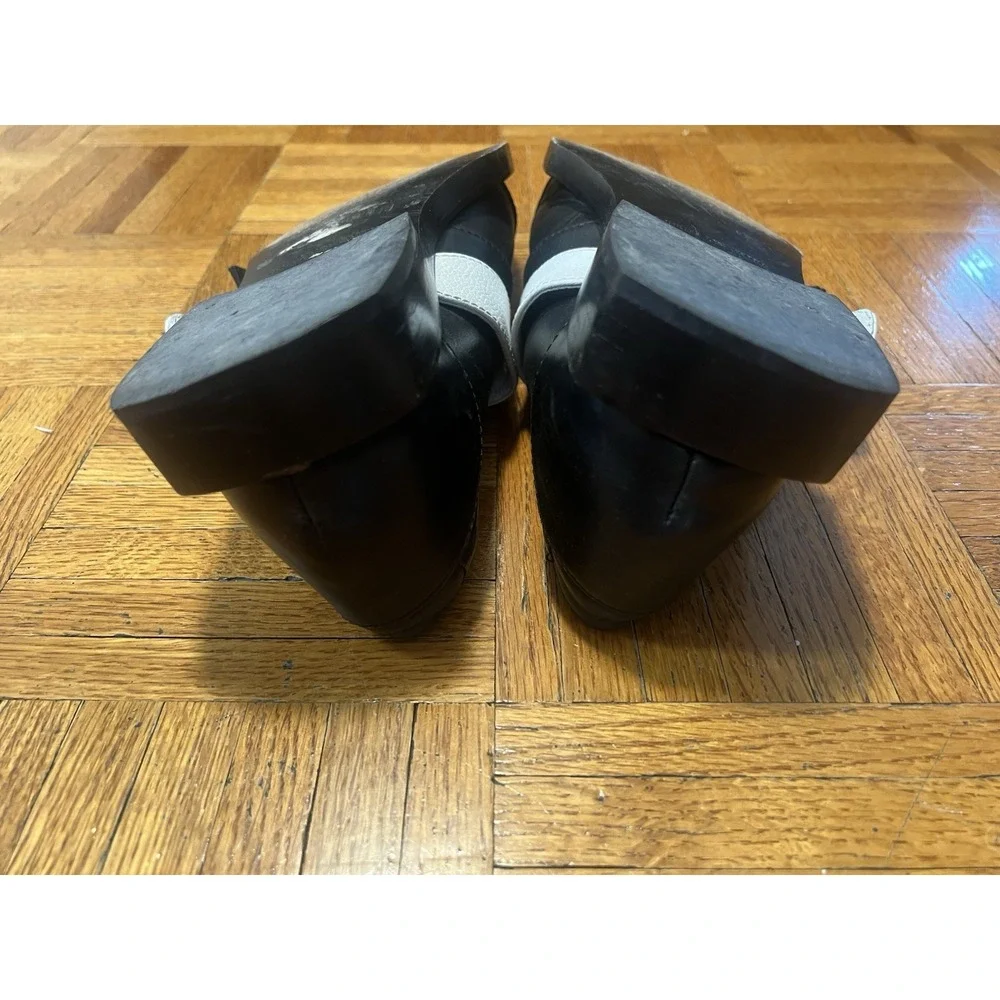 Achilles‎ Ion Gabriel Black Leather Strap Shoes Size 42 Avant-Garde Designer